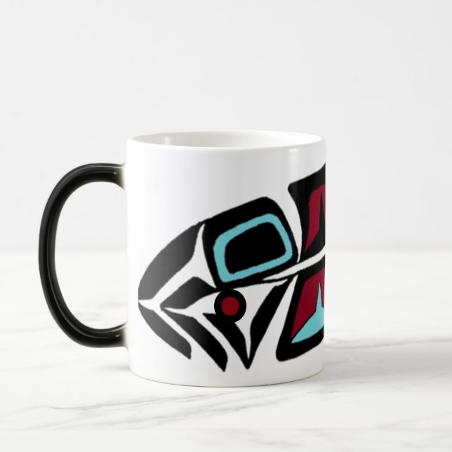 Verwandelnde Tasse der personalisierten (Links)
