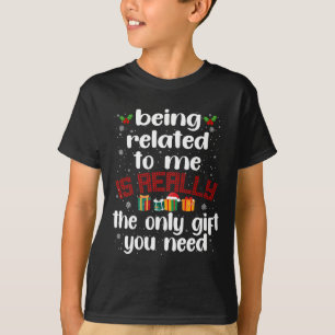 Verwandt mit mir Funny Christmas Familie Xmas Pa T-Shirt