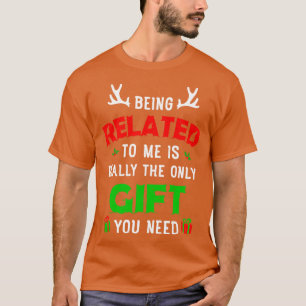 Verwandt mit mir Funny Christmas Familie Xmas Pa T-Shirt