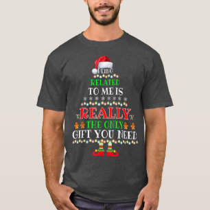 Verwandt mit mir Funny Christmas Familie Xmas Pa T-Shirt