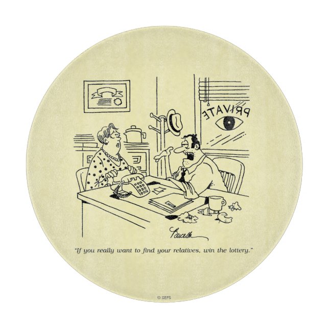 Verwandte finden schneidebrett (Vorderseite)