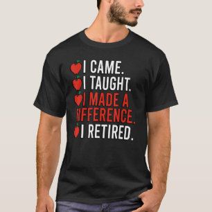Verwandte Lehrerin im Ruhestand 1 T-Shirt