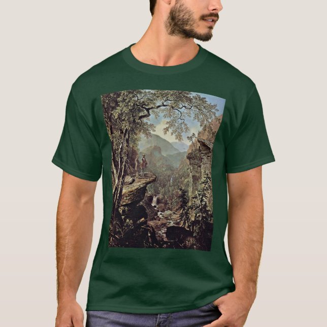 Verwandter Geist durch Durand Asher Brown T-Shirt (Vorderseite)