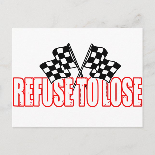 Verweigerung des Verlustes Postkarte (Vorderseite)