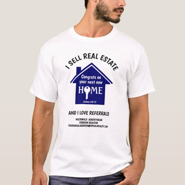Verweise auf Real Anwesen Liebe mit benutzerdefini T-Shirt (Vorderseite)