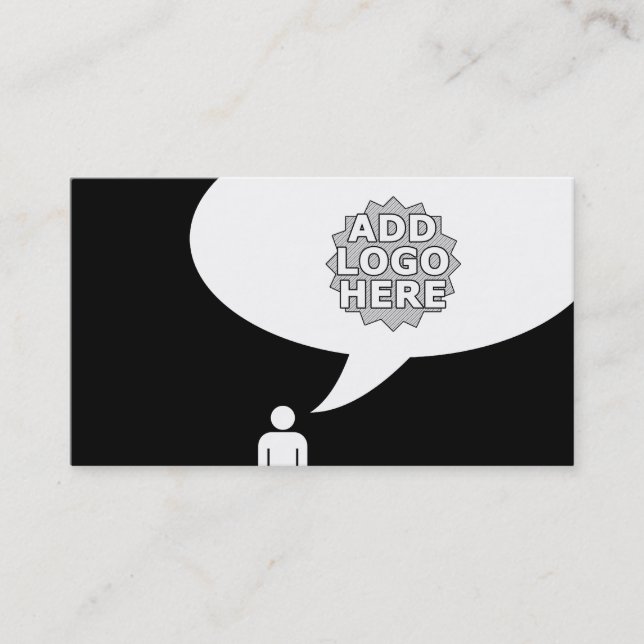 verweisen Sie eine Freund-Comicblase Empfehlungskarte (Vorderseite)