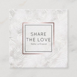 Verweisen Sie einen Quadratische Visitenkarte