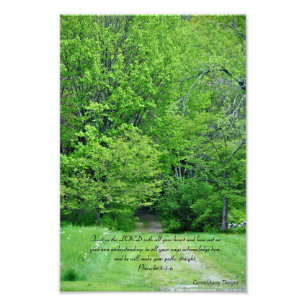 Verweisen Sie Ihre Wege Fotodruck