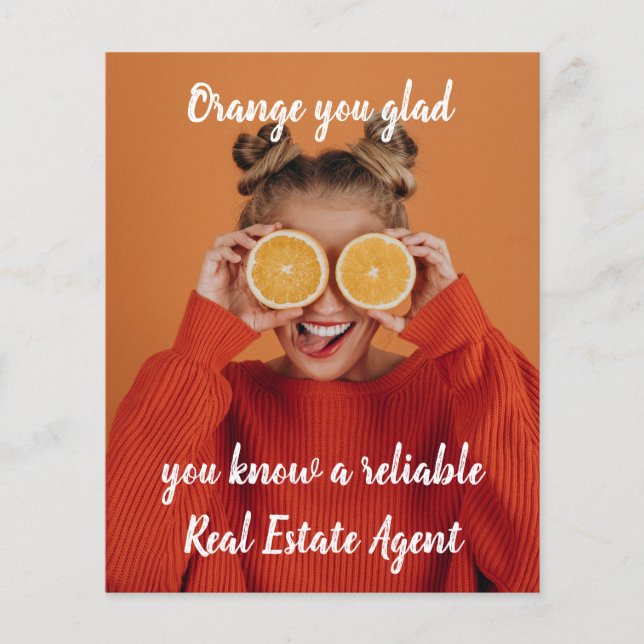 Verweisende Kunden reales Anwesen Marketing verkau Flyer (Vorne)