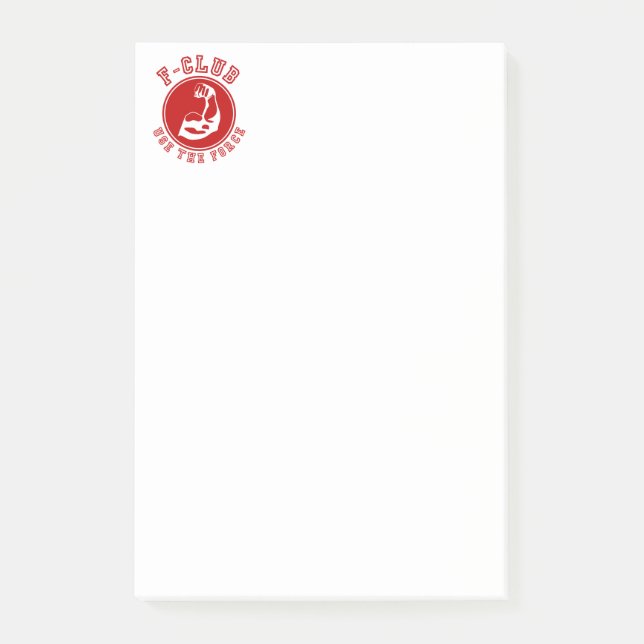 Verwenden Sie die Kraft Post-it Klebezettel (Vorderseite)