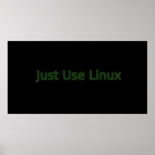 Verwenden Sie einfach Linux erstellen eine Aussage Poster