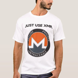 Verwenden Sie einfach XMR (Monero) T-Shirt