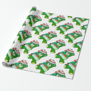 Verwenden Sie Ihr Bild oder Logo "Weihnachtsverpac Geschenkpapier
