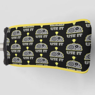 Verwenden Sie Ihr Gehirn Golf Headcover