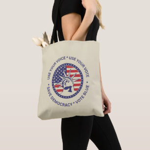 Verwenden Sie Ihr Vote Patriotic Liberty Abzeichen