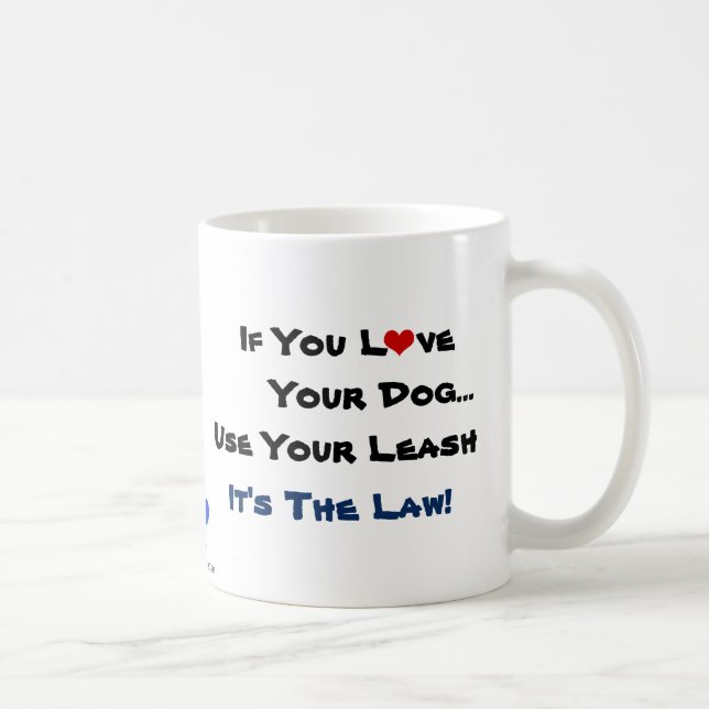 Verwenden Sie Ihre Leine-Kaffee-Tasse Kaffeetasse (Rechts)