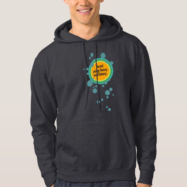 Verwenden Sie keine schweren Maschinen Radiale Bub Hoodie (Vorderseite)