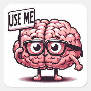 Verwenden Sie Me Funny Brain Sticker