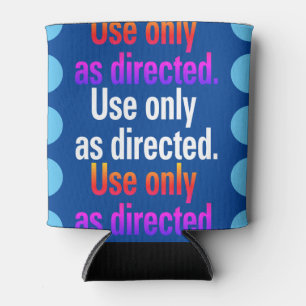 Verwenden Sie nur wie angegeben Rainbow Text Dots  Dosenkühler