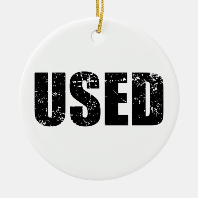 VERWENDET KERAMIK ORNAMENT (Vorne)