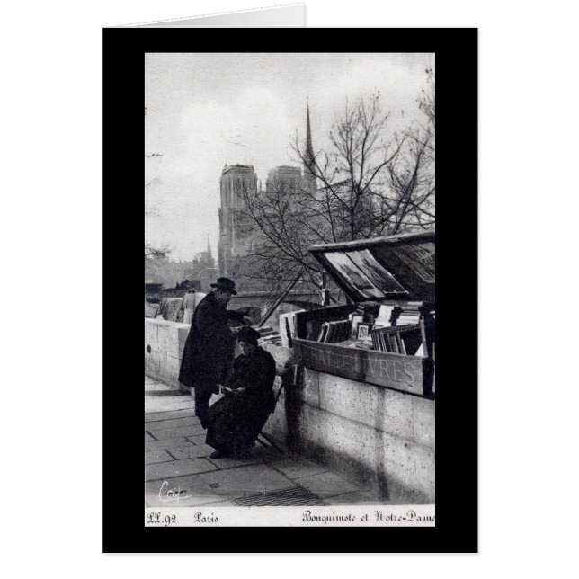 Verwendete Buch-Verkäufer, Notre Dame Paris (Vorne)