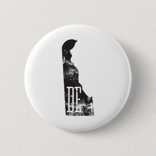 Verwendeter Delawar State Map DE Abbreviation Button