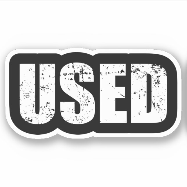 VERWENDETER STICKER (Vorderseite)