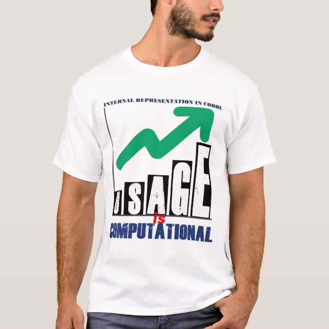 Verwendung ist in der Cobol-Programmierung rechner T-Shirt (Vorderseite)
