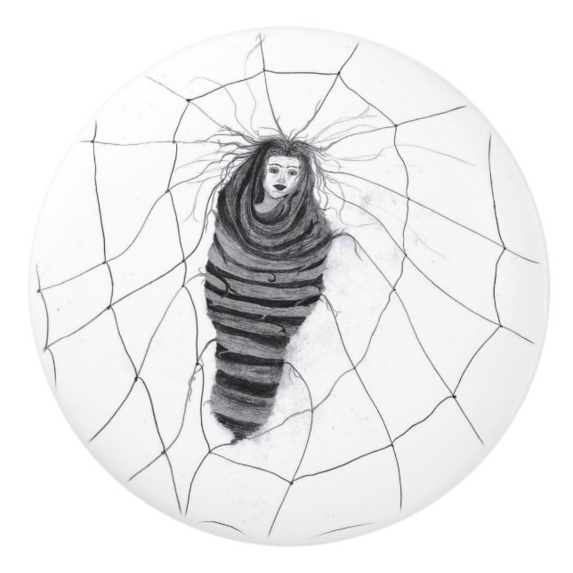 "verwickelt" keramikknauf (Vorderseite)