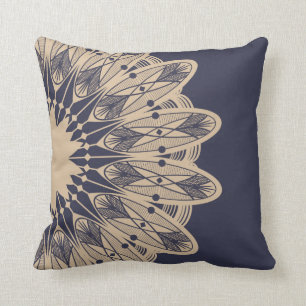 Verwickelte Spitze-Mandala TANs Kissen