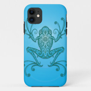 Verwickelter hellblauer Baum-Frosch Case-Mate iPhone Hülle