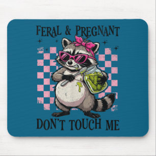 Verwildert und schwanger nicht anfassen lustiger S Mousepad