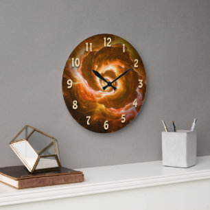 Verwirbeln von Alien Blob mit glatter Wirkung Große Wanduhr