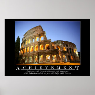 Verwirklichung - Motivierend Poster