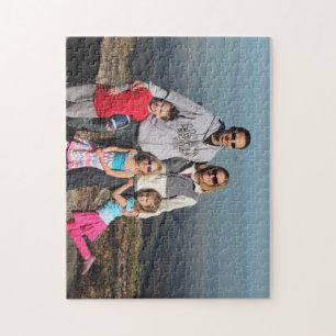 Verwirren Sie mit Chris, Sue u. Kindern in See Puzzle