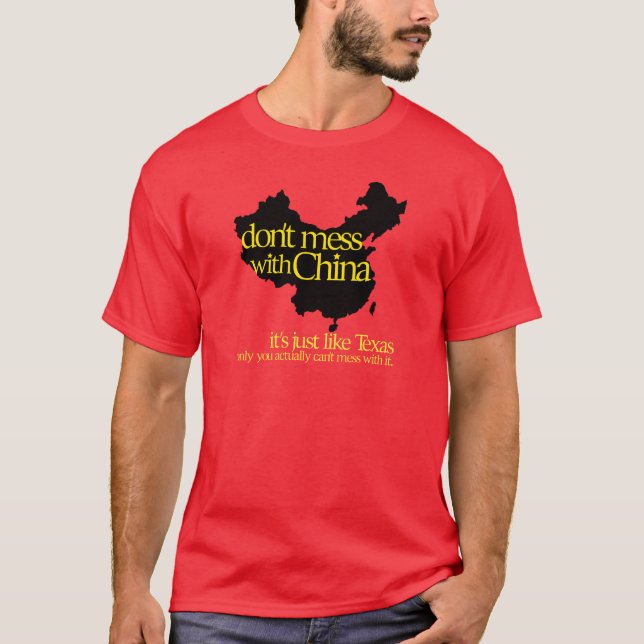 Verwirren Sie nicht mit China T-Shirt (Vorderseite)