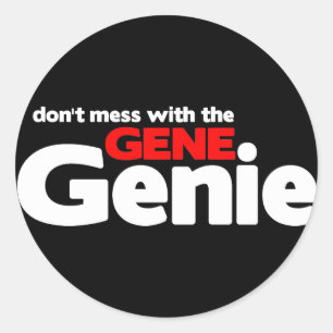 Verwirren Sie nicht mit den Gen-Geistern Runder Aufkleber