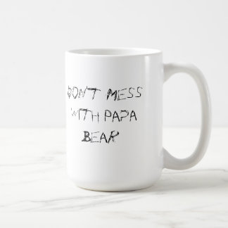 Verwirren Sie nicht mit der Papa-Bärn-Tasse Tasse