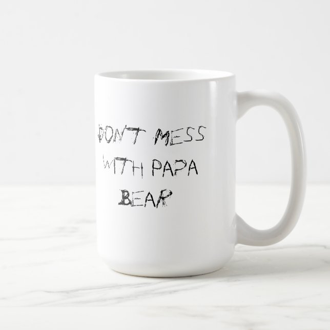 Verwirren Sie nicht mit der Papa-Bärn-Tasse Tasse (Rechts)