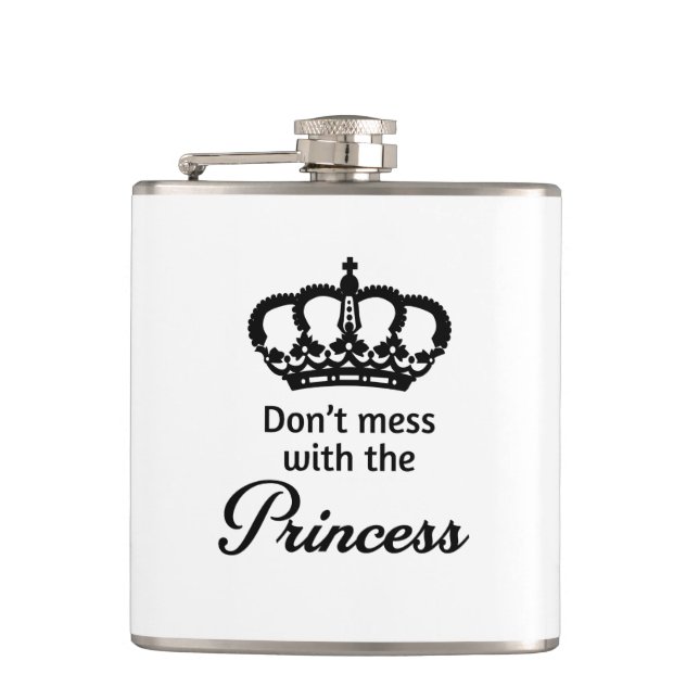 Verwirren Sie nicht mit der Prinzessin Flachmann (Vorderseite)