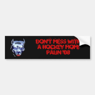 Verwirren Sie nicht mit einer Hockey-Mama! Palin Autoaufkleber
