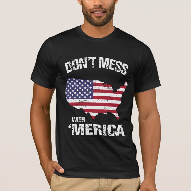 Verwirren Sie nicht mit 'Merica T-Shirt (Vorderseite)