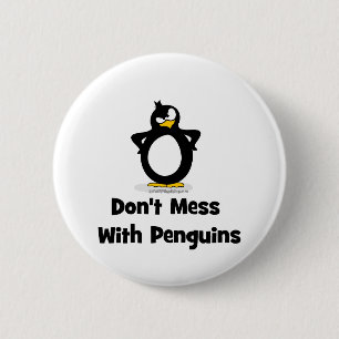 Verwirren Sie nicht mit Pinguinen Button