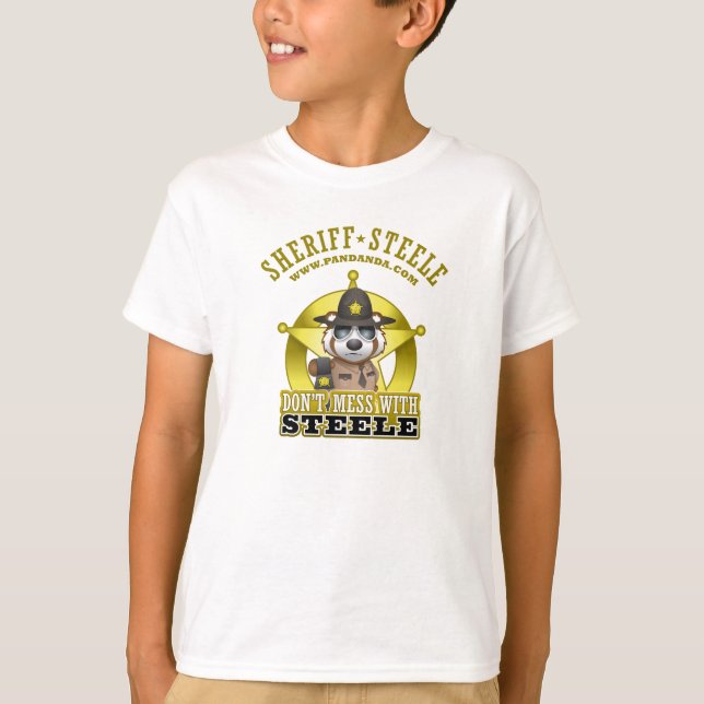 Verwirren Sie nicht mit Steele (Sheriff Steele) T-Shirt (Vorderseite)
