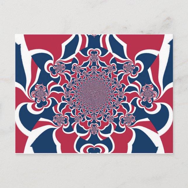 Verwirren von Kaleidoskop Art Print Postkarte (Vorderseite)