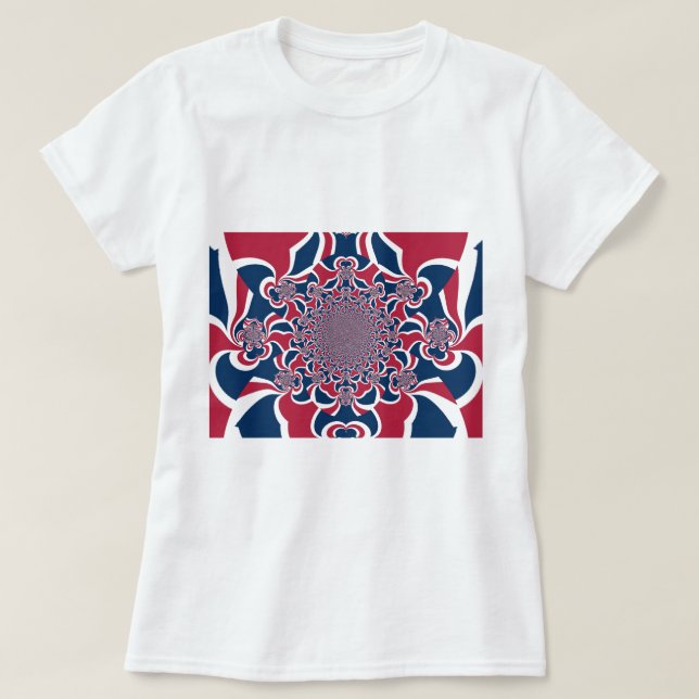 Verwirren von Kaleidoskop Art Print T-Shirt (Design vorne)