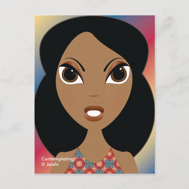 verwirrend postkarte (Vorderseite)