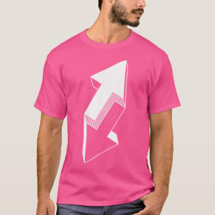 Verwirrende Pfeile Optische Täuschung T-Shirt