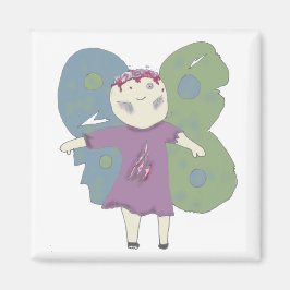 Verwirrte Fee - Zombie Fairy Magnet
