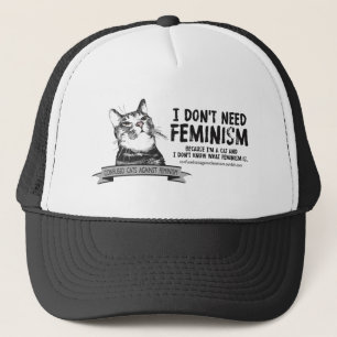 Verwirrte Katzen (für hellfarbige Produkte) Truckerkappe